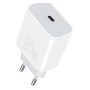Мережевий зарядний пристрій WUW-C176 PD20W / QC3.0 3A, White