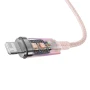Кабель Baseus Explorer Series Fast Charging with Smart Temperature Control USB to Lightning 2.4A 1m, Pink