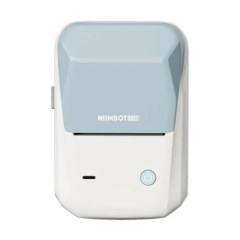 Термопринтер для печати наклеек NIIMBOT B1, Blue