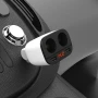 Автомобильное зарядное устройство HOCO Z28 Power ocean cigarette lighter in-car charger with digital display 3.1 A, White