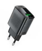 Сетевое зарядное устройство ACEFAST A90 QC 18W GaN, Black