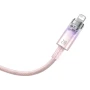 Кабель Baseus Explorer Series Fast Charging with Smart Temperature Control USB to Lightning 2.4A 1m, Pink