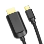 Відео кабель Vention Type-C to HDMI 4K 30Hz 1M, Black