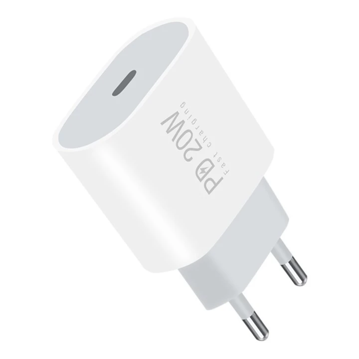 Мережевий зарядний пристрій WUW-C178 PD20W 3A, White