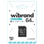 Карта пам'яті microSDXC Wibrand WICDXU1 (UHS-1) 64Gb class 10
