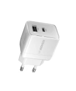 Мережевий зарядний пристрій ESSAGER ECT33W PD33W / QC3.0 1.5A, White