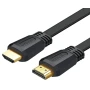 Відео кабель UGREEN ED015 HDMI Flat Cable 5m, Black