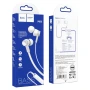 Навушники-гарнітура HOCO M86 Oceanic universal earphones with mic 1,2 м, White