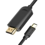 Відео кабель Vention Type-C to HDMI 4K 30Hz 1M, Black