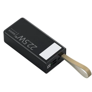 Зовнішній акумулятор Power Bank WUW TUGII-Y54 PD22.5W QC3.0 40000mAh, Black