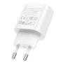 Сетевое зарядное устройство BOROFONE BA82A PD25W / QC3.0 2.1A, White