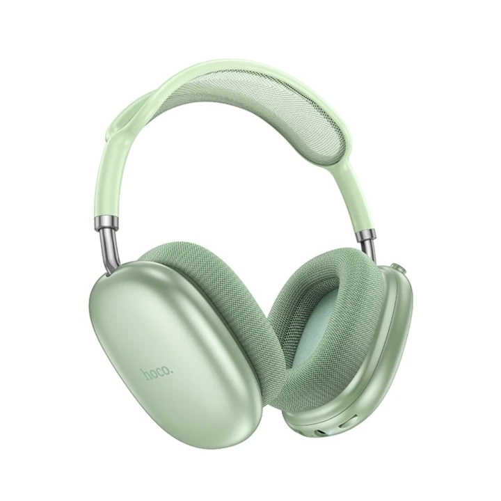 Bluetooth навушники - гарнітура HOCO W55 Pleasing 800 mAh, Green