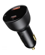 Автомобильное зарядное устройство Baseus Superme Digital Display PPS Quick Charger Car Charger 100 W, Black