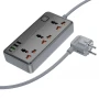 Сетевой Удлинитель BOROFONE BAC3A Roy 3 position socket PD20W 3A, Black