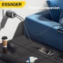 Мережевий зарядний пристрій ESSAGER ECT45W Gan PD45W / QC4.0 3A, White