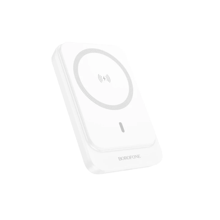 Внешний аккумулятор BOROFONE BJ63A Nimble PD20W magnetic power bank 10000mAh, White