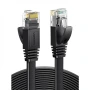 Мережевий кабель UGREEN Cat 6 U/UTP Lan Flat Cable 3m, Black