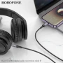 Перехідник BOROFONE BL24 Graceful Digital Audio Conversion Cable AUX to Lightning, Metal Grey