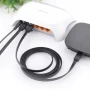 Мережевий кабель UGREEN Cat 6 U/UTP Lan Flat Cable 3m, Black
