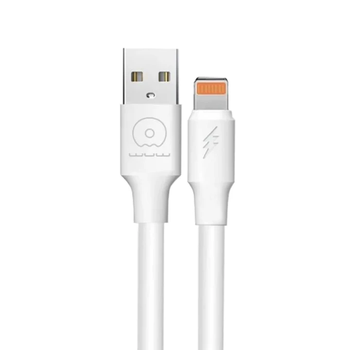 Бездротові навушники Bluetooth WUW X169 USB to Lightning 5А 1m, White