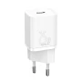 Мережевий зарядний пристрій Baseus Super Si PD25W / QC3.0 3А, White