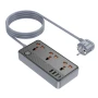 Сетевой Удлинитель BOROFONE BAC3A Roy 3 position socket PD20W 3A, Black