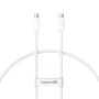 Data - Кабель Baseus Superior Series USB-C to Type-C 240W 1.8 м, Moon-White