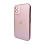Чехол - накладка AG Glass Sapphire Frame MagSafe для iPhone 11 appleiphone11gold
