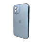 Чехол - накладка AG Glass Sapphire Frame MagSafe для iPhone 11 appleiphone11gold