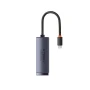 USB - хаб Baseus Lite Series Ethernet Adapter Type-C to RJ45 LAN Port 100Mbps, Black ( WKQX000201 )