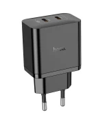 Мережевий зарядний пристрій HOCO N35 PD45W / QC3.0 2.25 A, Black
