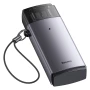 Картридер Baseus Lite Series USB to SD/TF, Grey ( WKQX060013  )