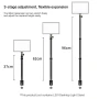 Штатив-тримач Ulanzi Vijim Desktop Extendable Light Stand, Black