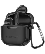 Bluetooth навушники-гарнітура BOROFONE BW29 Charm true wireless BT headset Space 200 mAh, Black