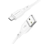 Data Кабель BOROFONE BX66 Wide way USB to Micro-USB 2.4A 1m, White