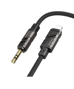 Переходник BOROFONE BL22 Dignity digital audio conversion cable Lightning, Black