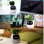 Інтерактивний розумний горщик для рослин Ivy Smart Planter Tuya AI, Pink
