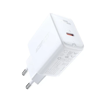 Сетевое зарядное устройство для ACEFAST A1 PD20W Type-C 20W, White