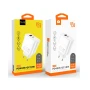 Сетевое зарядное устройство WUW-C209 PD45W / QC3.0 Type-C / USB, White