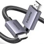 Відео кабель UGREEN HD153 HDMI to HDMI 4K 1m, Black