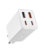 Сетевое зарядное устройство Baseus GaN6 Pro Fast Charger 65W cable Type-C to Type-C 100W 5A 1m, White
