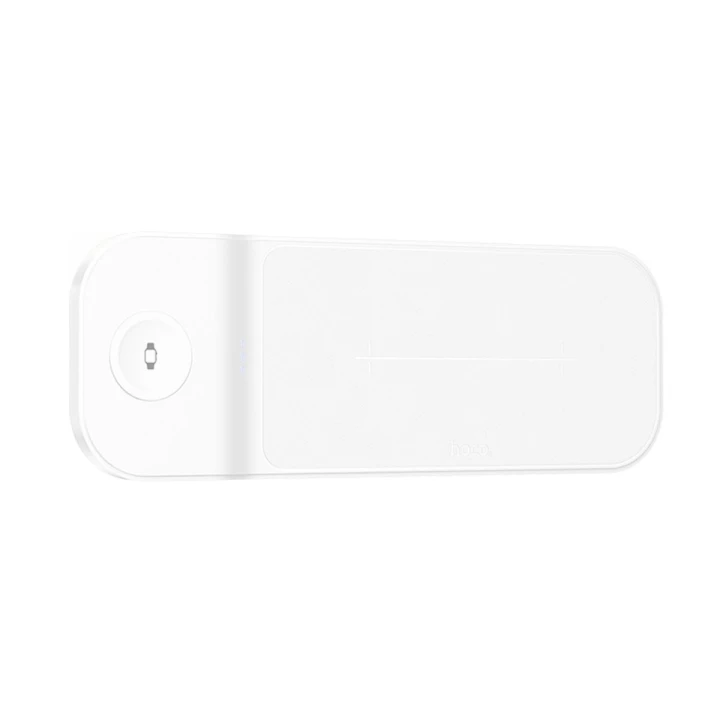 Беспроводное зарядное устройство HOCO CQ6 Power 3-in-1 15W 3A, White
