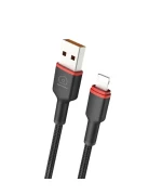 Data-Кабель WUW X203 USB to Lightning 2,4А, Black