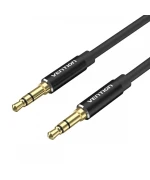 Аудіо кабель Vention 3.5mm Aluminum Alloy Type Audio Cable 2M, Black