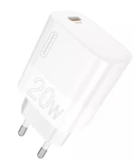 Мережевий зарядний пристрій WUW C196 Type-C PD20W, White
