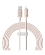 Data Кабель Baseus Habitat Series Fast Charging Cable USB to Lightning 2.4A 2m, Wheat Pink