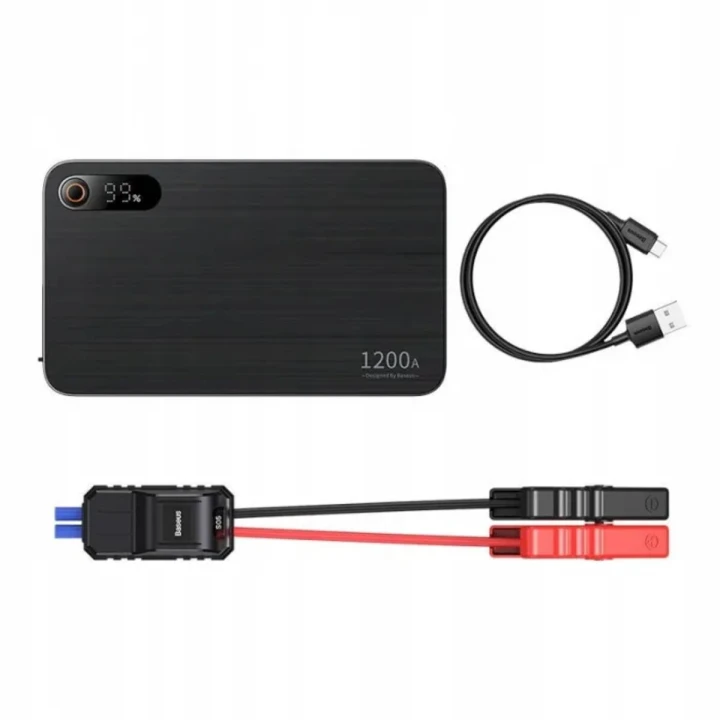 Автомобильное пуско-зарядное устройство Baseus Super Energy Pro 1200A, Black ( C00245700111-00 )