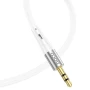 Аудіокабель HOCO UPA22 Lightning silicone digital audio conversion cable, White