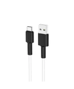 Data Кабель BOROFONE BX31 USB to Type-C 3A 1m, White