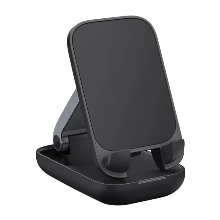 Настінний тримач для телефону Baseus Seashell Series Folding Phone Stand Cluster, Black